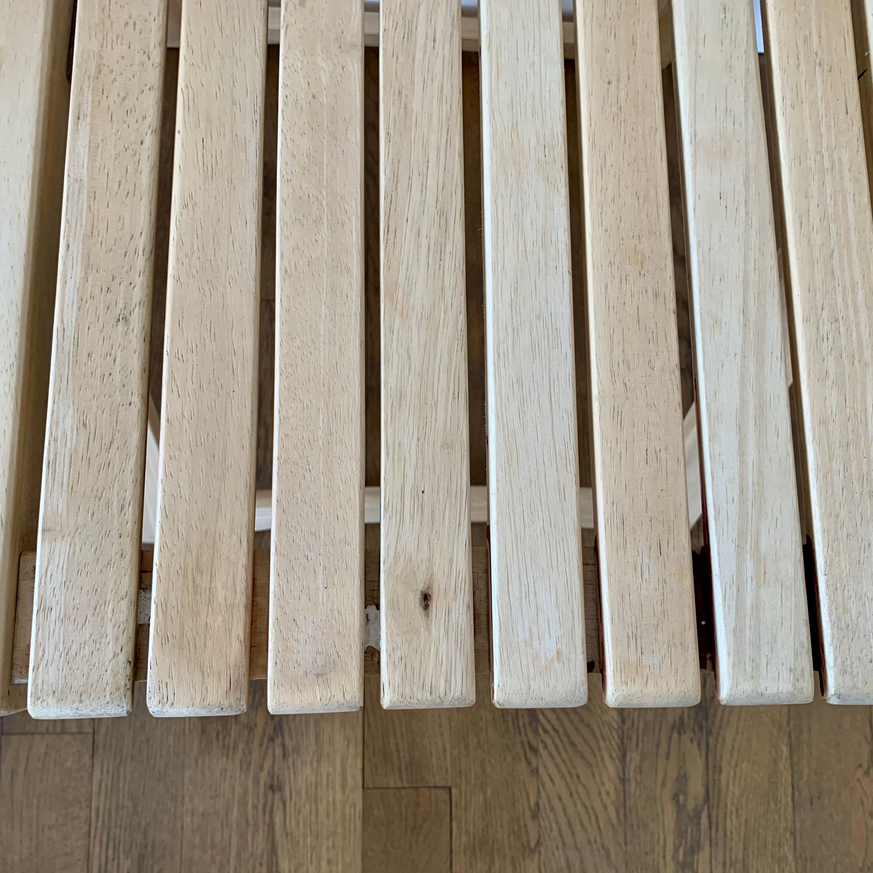 Vintage light wood folding chair