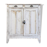White patinated Parisian sideboard