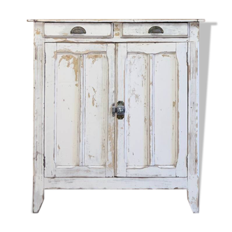 White patinated Parisian sideboard
