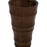 Vintage umbrella holder wooden basket storage 1960 minimalist design