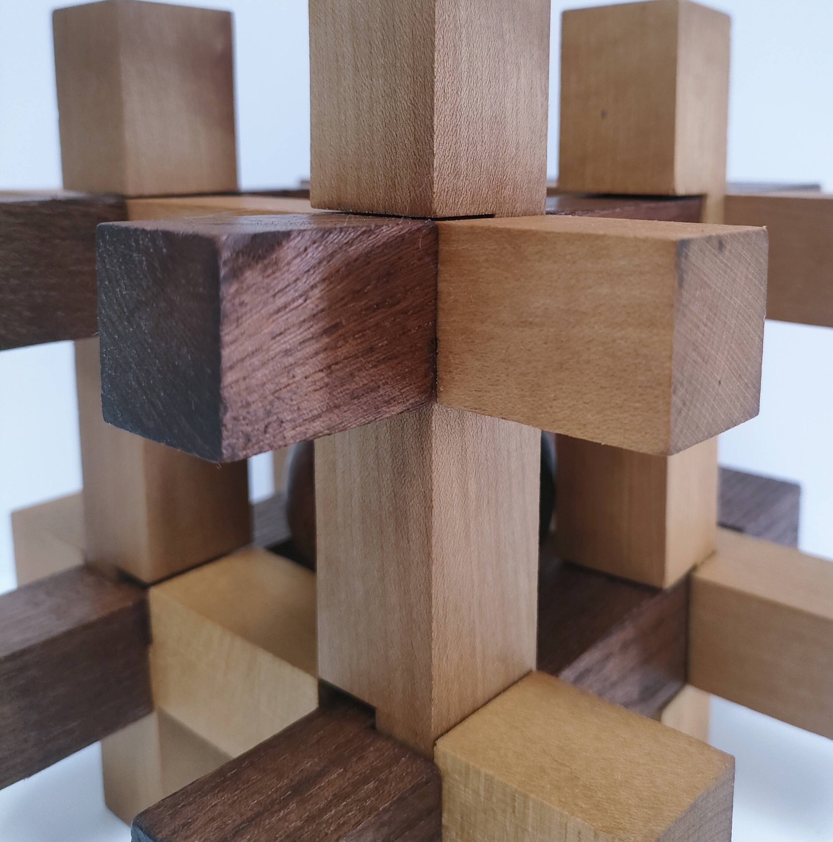 XL wooden puzzle from the 80s