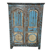 Antique Rajasthani cabinet in Burmese teak