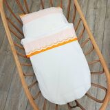 Vintage baby set, sheet + pillowcase
