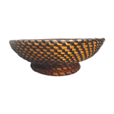 Wicker fruit bowl