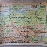 Old Vidal Lablache school map of Germany n°27.