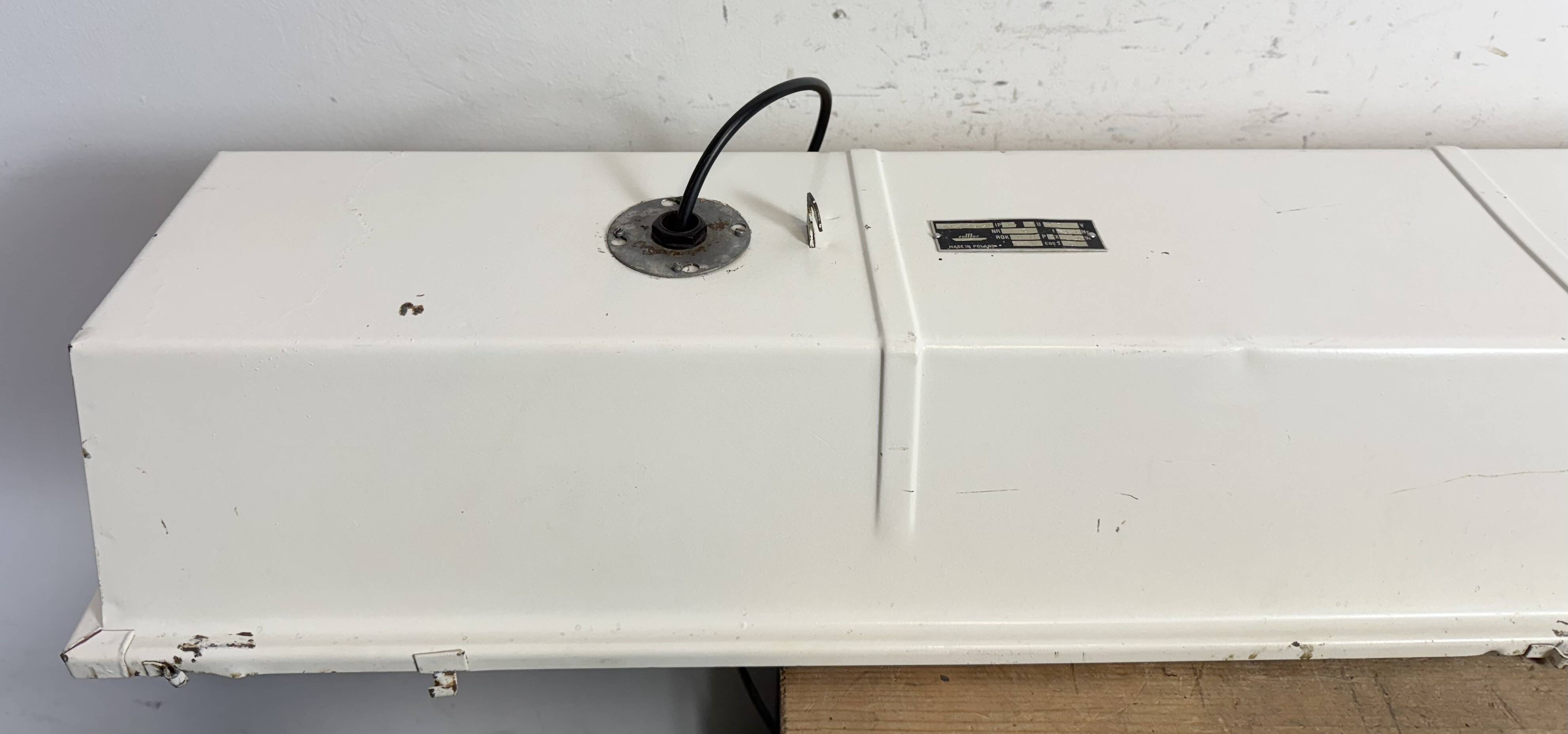 Beige Industrial Hanging Tube Light from Famor , 1970s