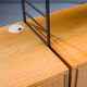 Mid-Century Elm Shelf, 1960s.