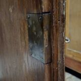 Buffet library two-body antique carved wooden.