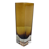 Square glass vase