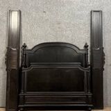 Napoleon III period center bed in lacquered wood circa 1850