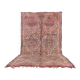Tapis en laine marocain vintage 200 x 358 cm - Tapis berbère fait main rare - Antique