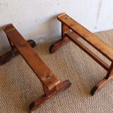 Coffee table on convent trestles