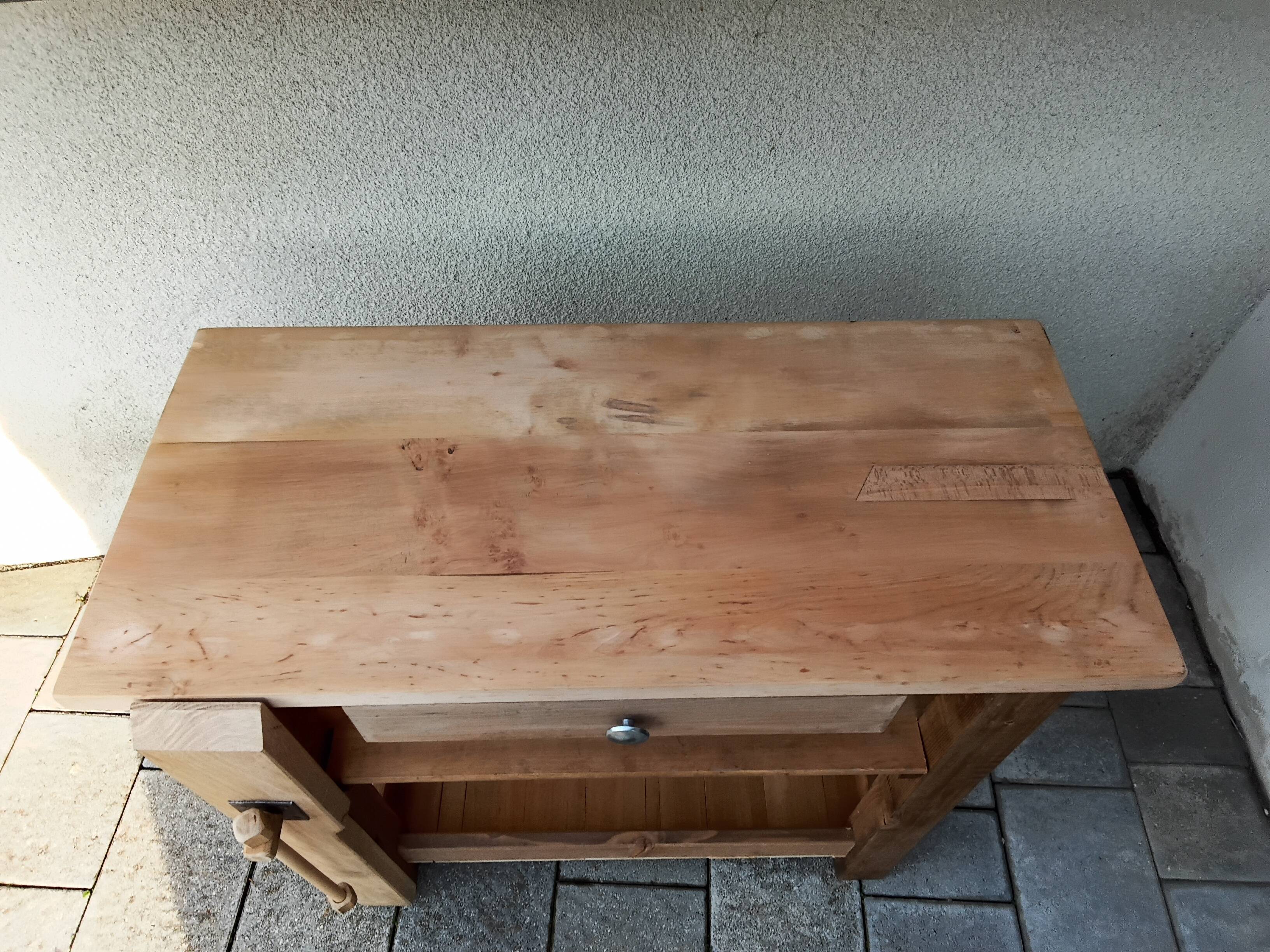 Wooden console table