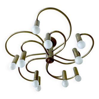 Large vintage architectural ceiling light