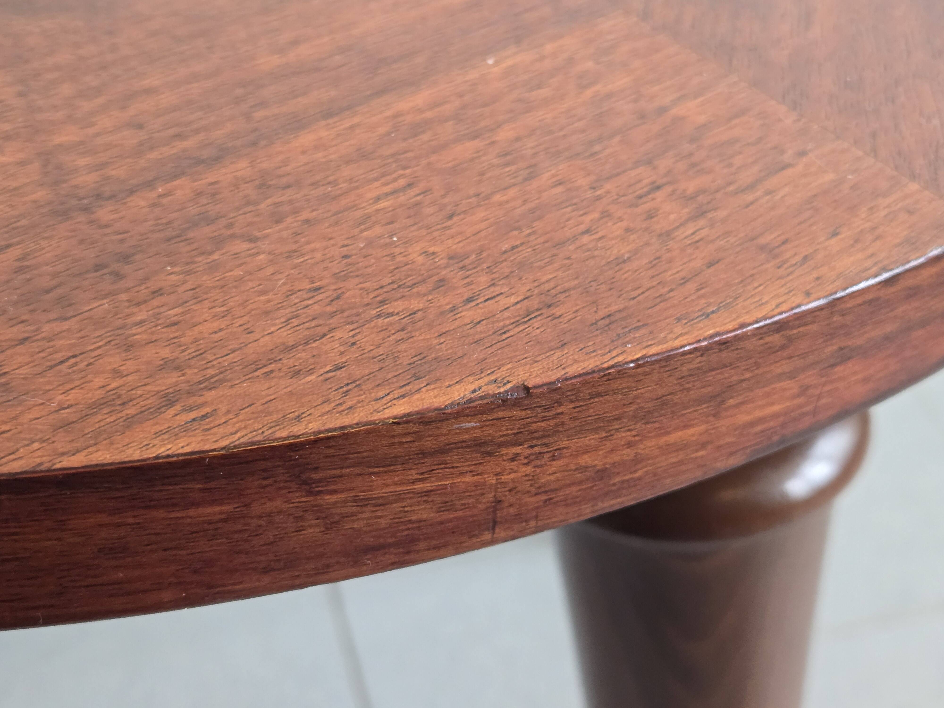 Vintage 1940s pedestal side table