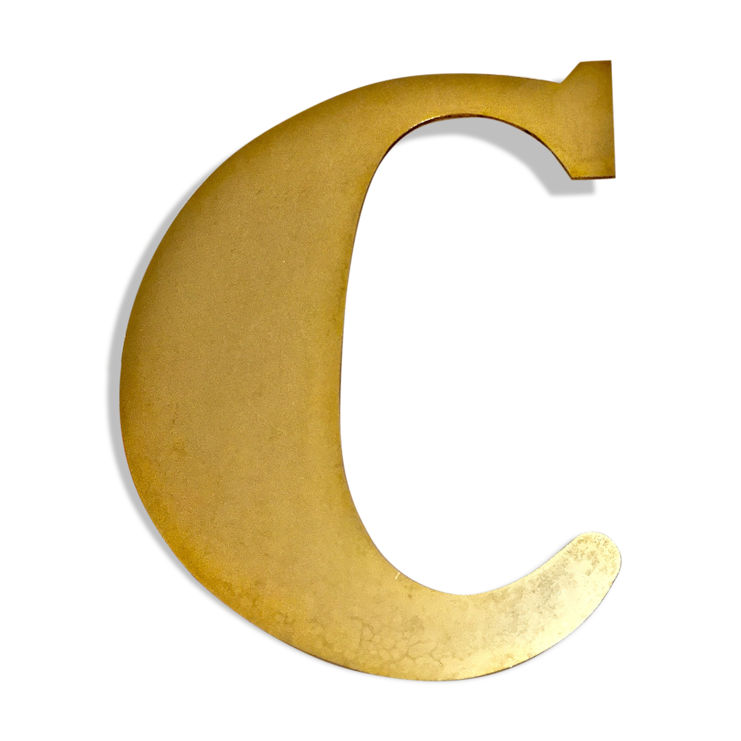 Golden sign vintage letter