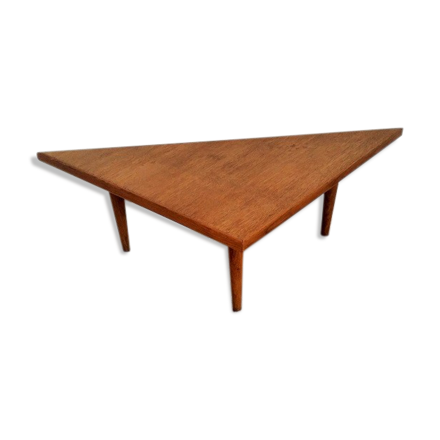 Oak tripod angle low table