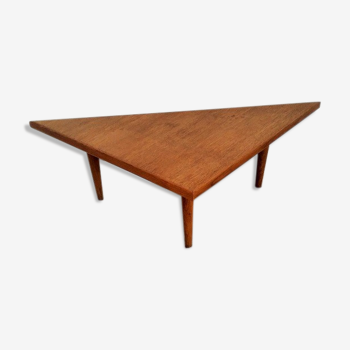 Oak tripod angle low table