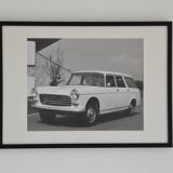 Grande photographie encadrée Peugeot 404 break