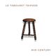 Mid-century design tripod stool, by Charles Dudouyt.