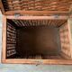 Small vintage wicker chest with clasp