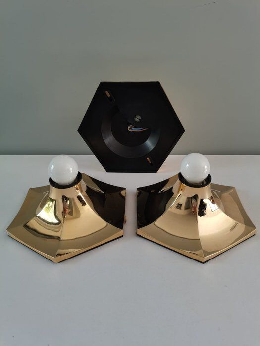Pair of Italian wall lamps Fosnova - "Cloe"