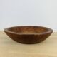 Empty fruit bowl pocket olive wood