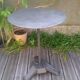 Bistro table, art deco pedestal, year 1930