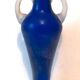 Blue Glass Paste Vase