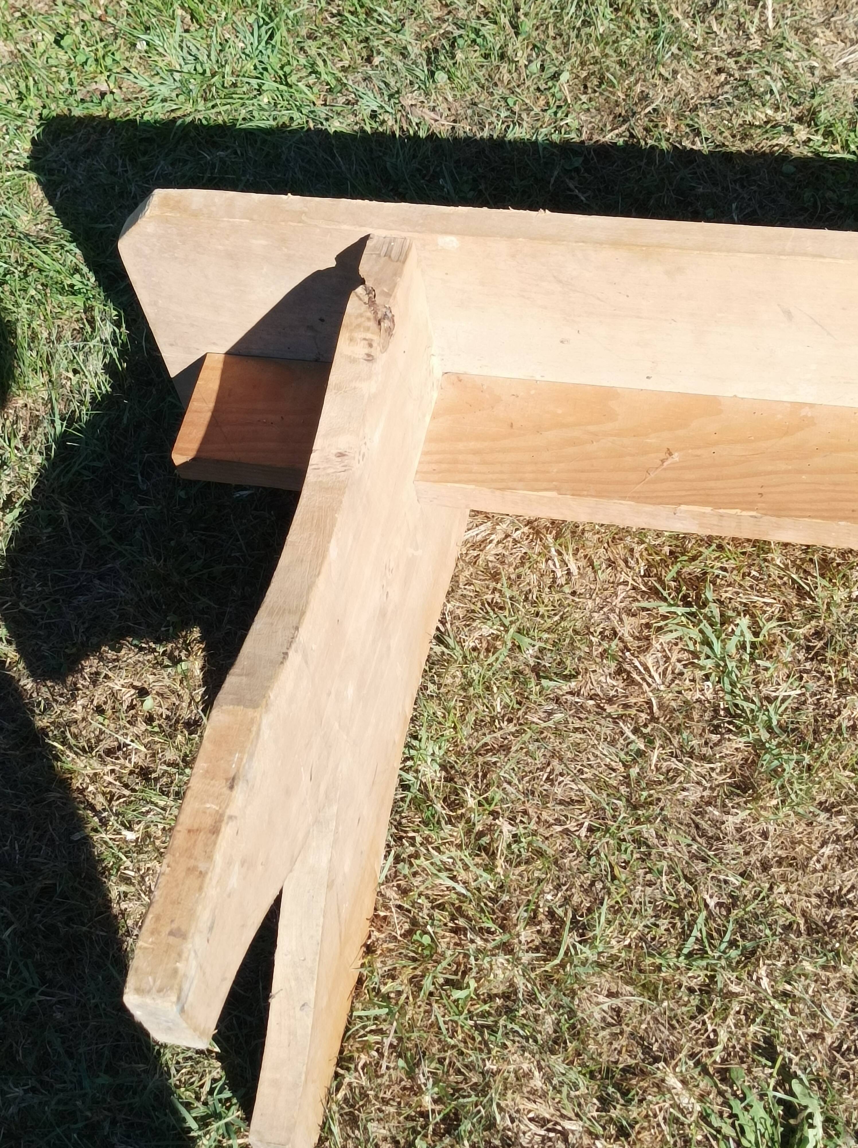 Bancs de ferme en peuplier