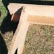 Bancs de ferme en peuplier