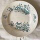 Plat rond en terre de fer Longwy "Mignon"