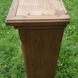 Natural wood showcase