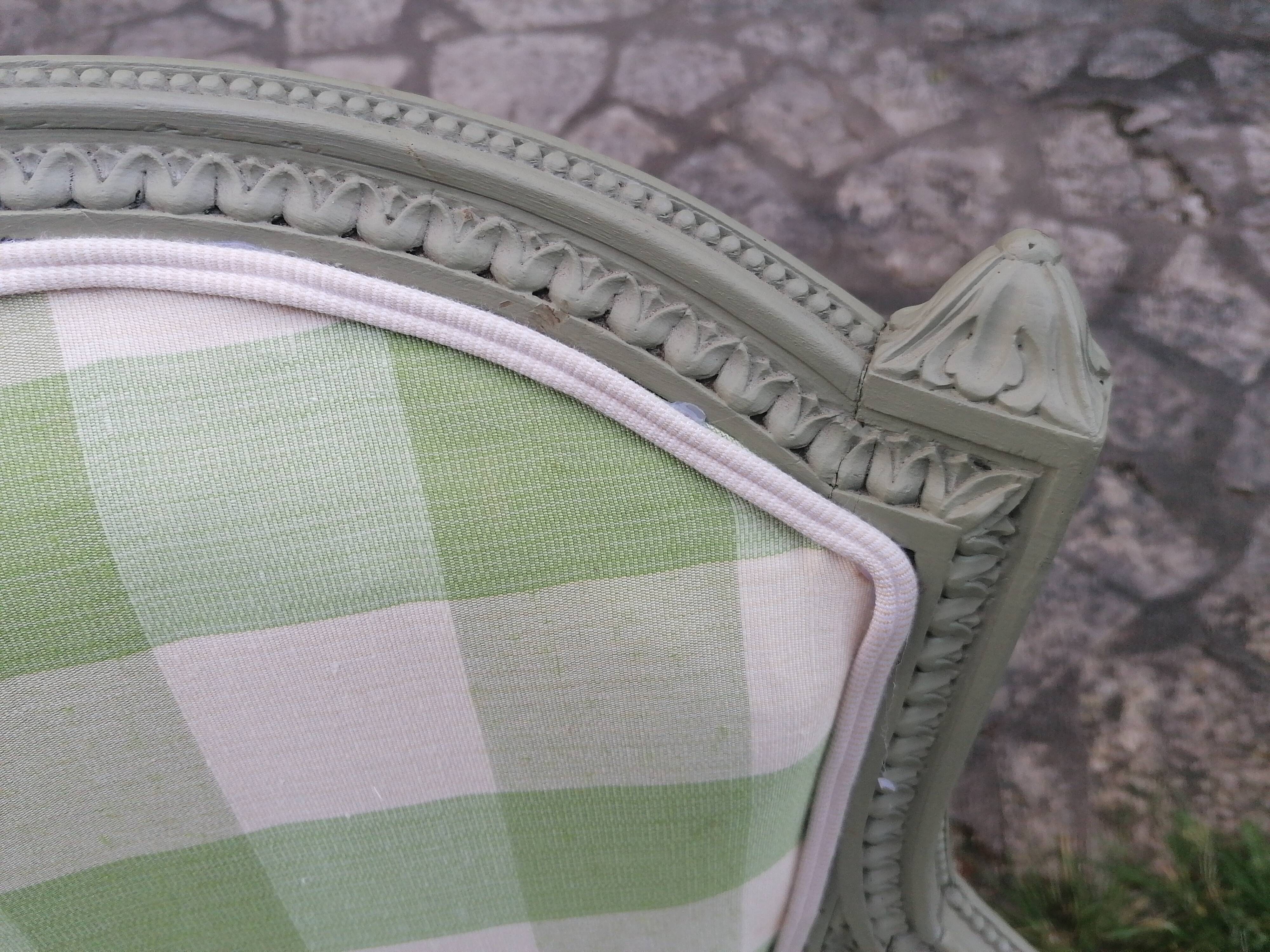 pair of cabriolet armchairs
