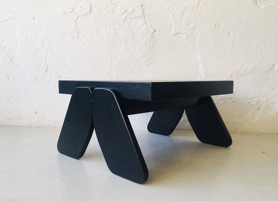 Vintage brutalist coffee table, 1970s