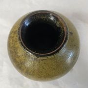 Vase en grès vintage signé