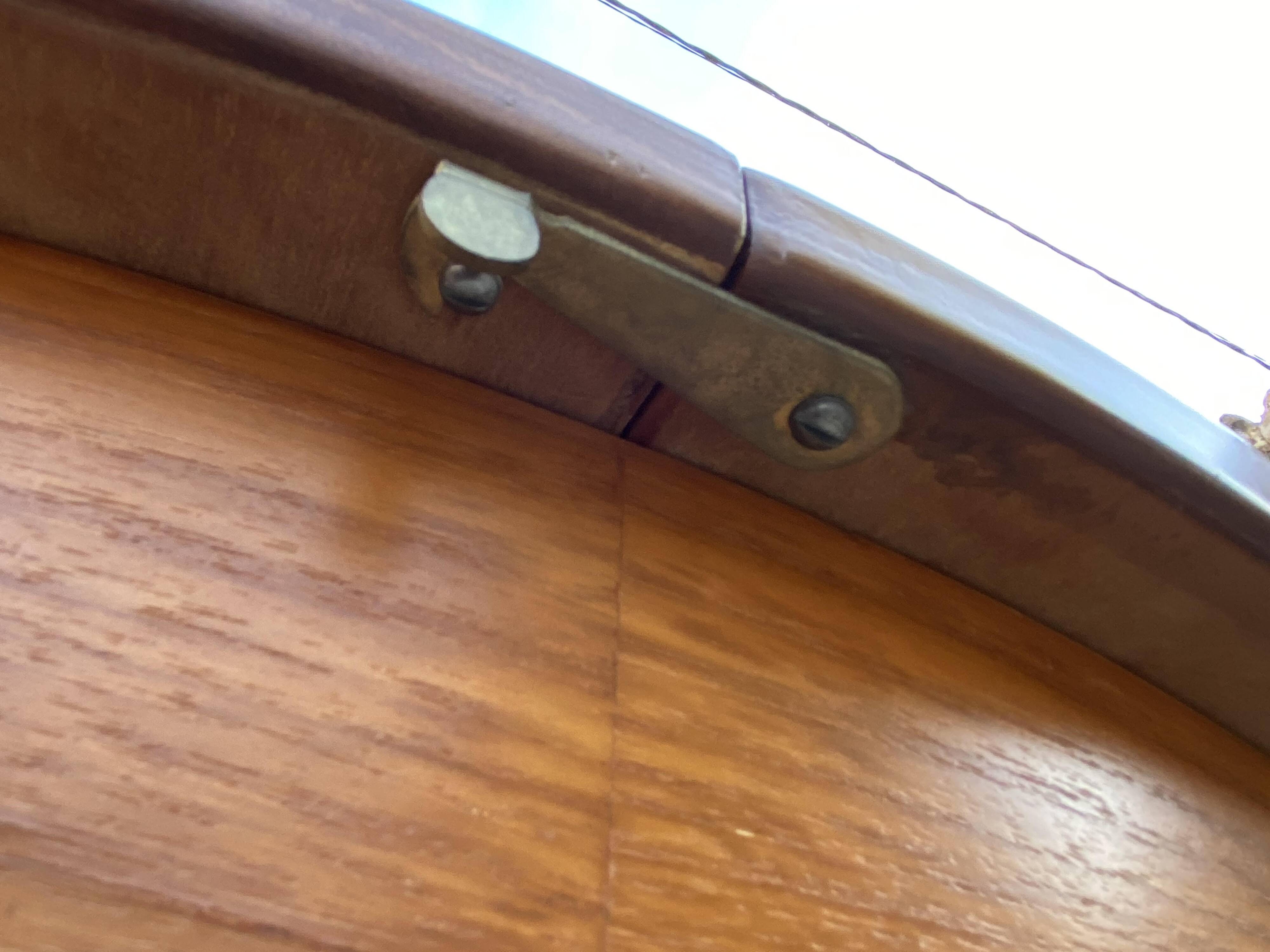 Scandinavian extendable round table in teak dia 116cm an60