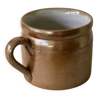 Grand mug en grès vernissé