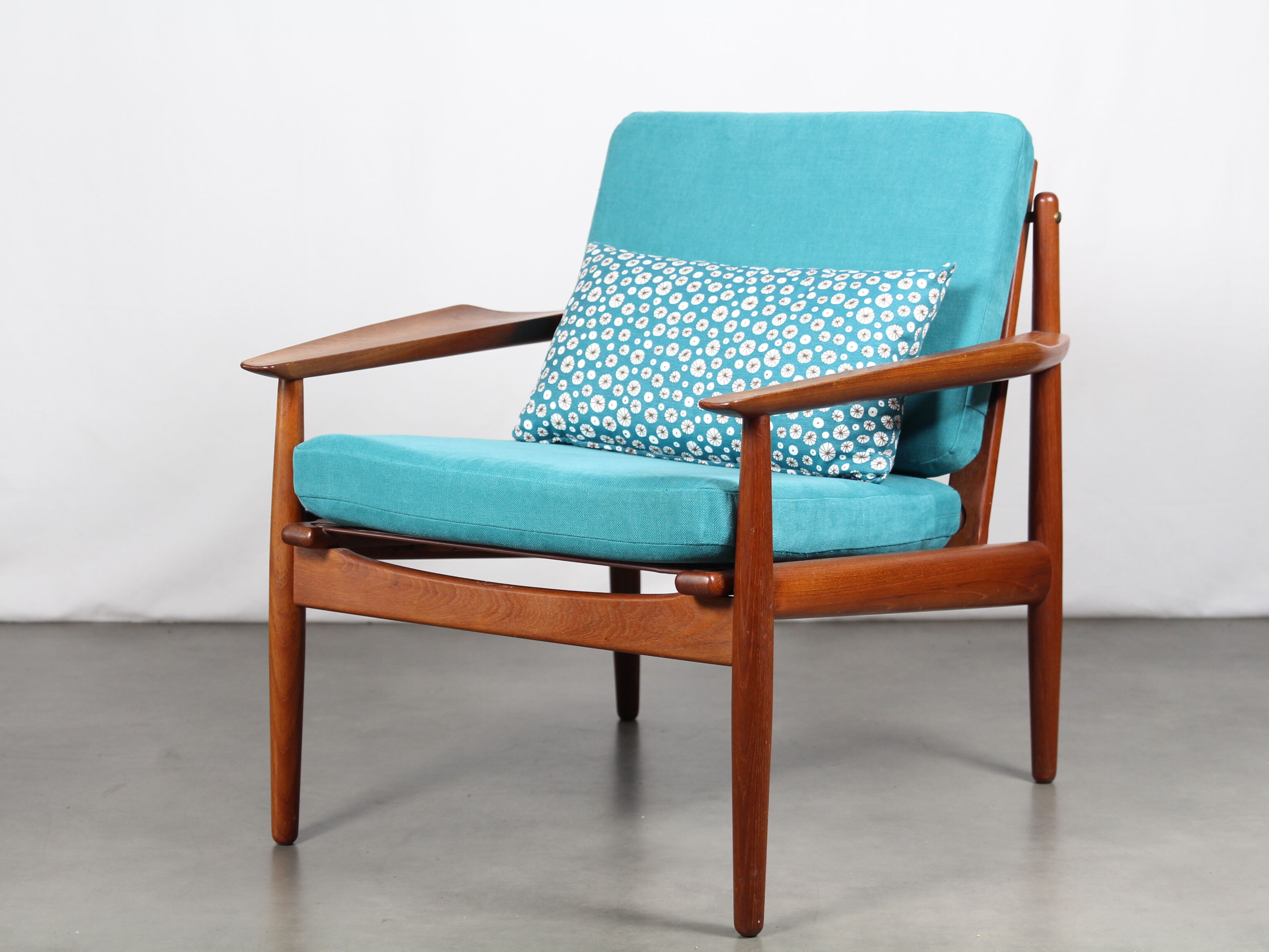 Scandinavian teak armchair by Arne Vodder for Gløstrup Mobelfabrik