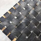 Handcrafted Moroccan leather armchair