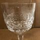 Set of 12 cut crystal stemmed glasses from the Nancy crystal factory, art deco