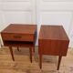 2 scandinavian bedside tables dyrlund