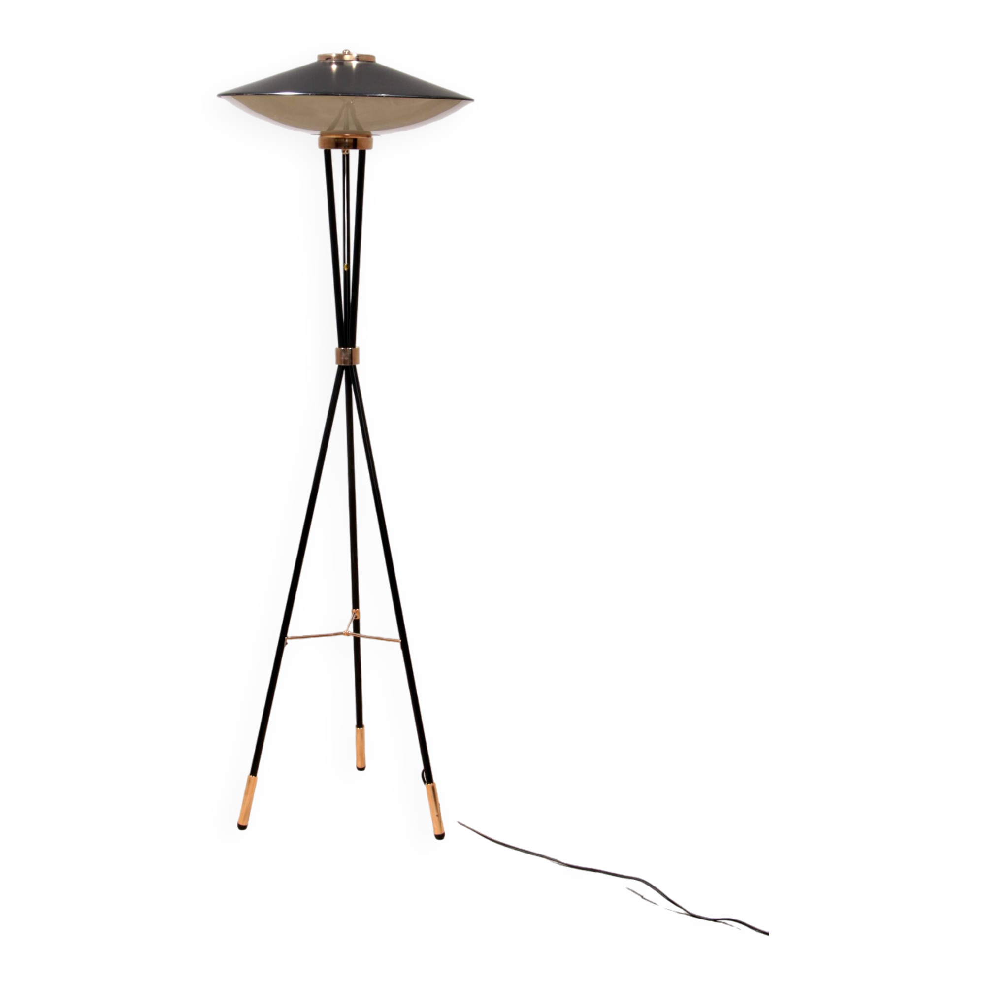 Lampadaire italien du milieu du siècle de Stilnovo, années 1950