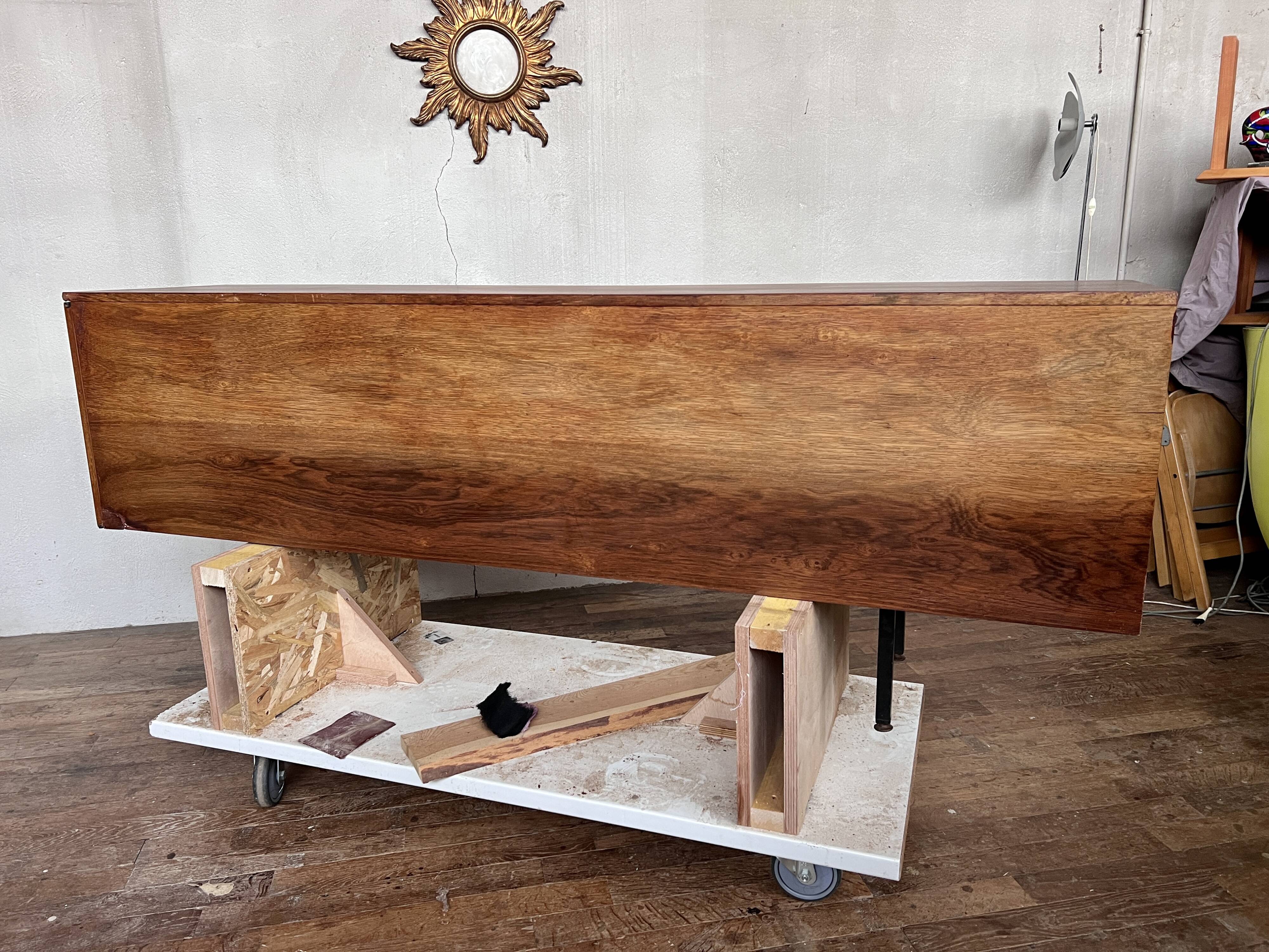 Vintage sideboard TV/hifi cabinet in rosewood 1960s