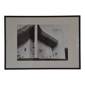 Grande photographie Chapelle de Ronchamp de Le Corbusier