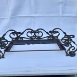 Art deco wrought iron coat hanger