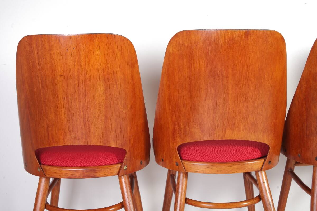 Dining Chairs by Oswald Heardtl for TON, set of 4