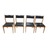 4 vintage Scandinavian chairs