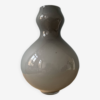 Vase danois en verre soufflé double couche Holmegaard, 1960
