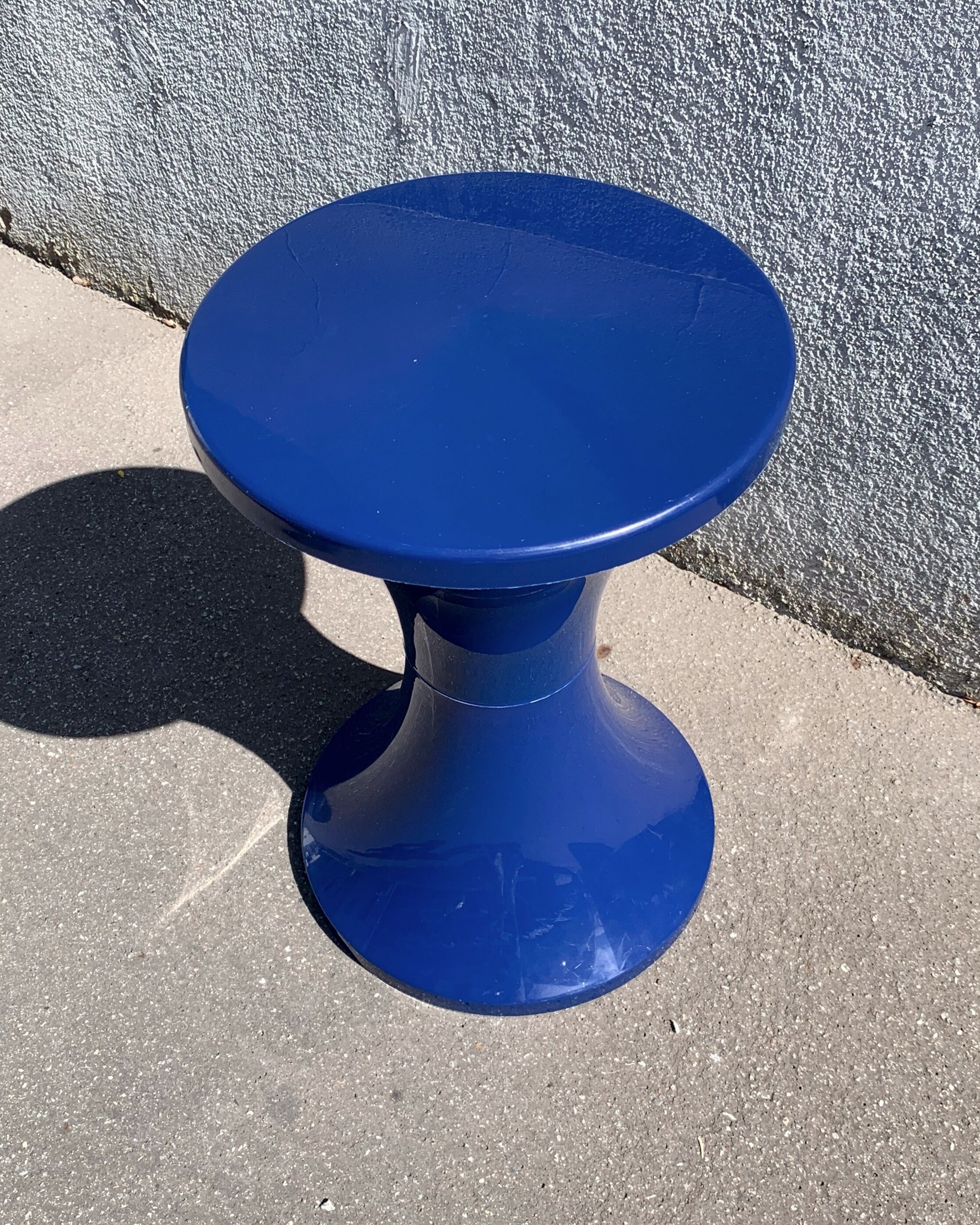 Tabouret Tam Tam bleu marine